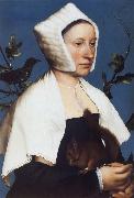 Hans holbein the younger Portrait of a Lady with a Squirrel and a Starling china oil painting artist
